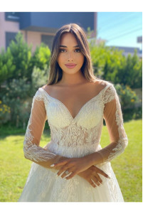 Transparent wedding dress TB1405