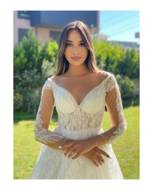 Transparent wedding dress TB1405
