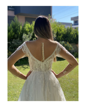Transparent wedding dress TB1405