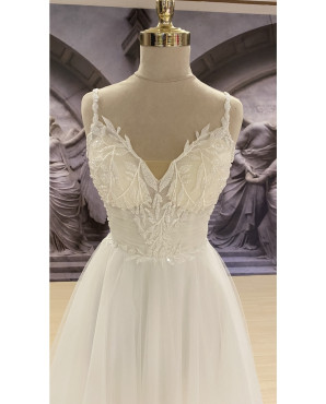 Back strap wedding dress TB1401