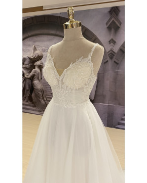 Back strap wedding dress TB1401