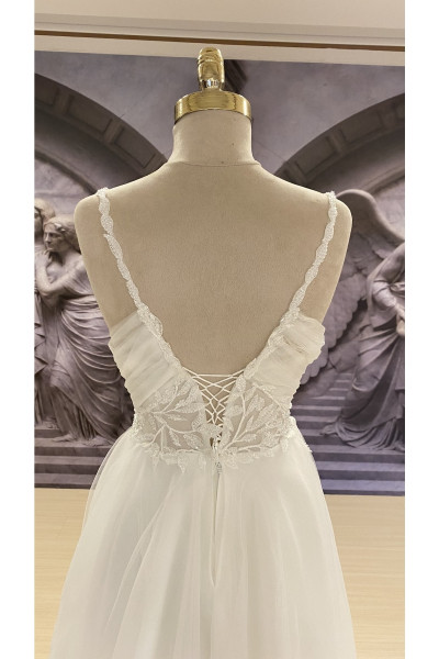 Back strap wedding dress TB1401