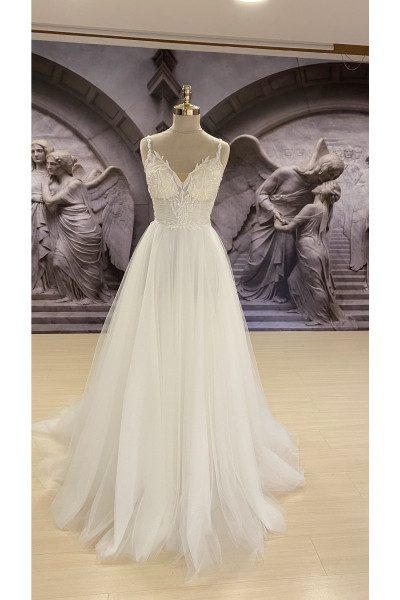 Back strap wedding dress TB1401