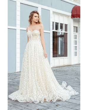 Floral lace wedding dress TB1456