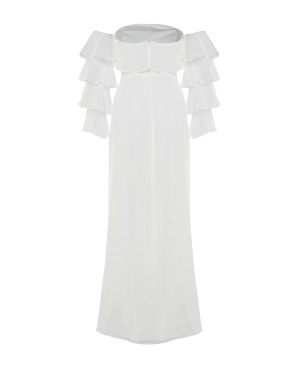 Long beaded wedding dress TB1493