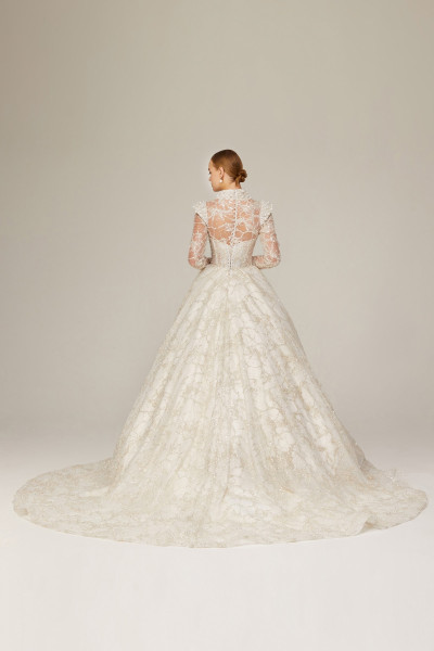 Donatella pearl princess model wedding dress TB1457