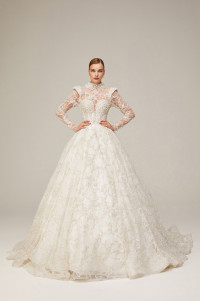 Donatella pearl princess model wedding dress TB1457