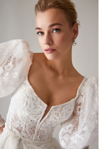Vintage lace two-piece wedding dress TB1443