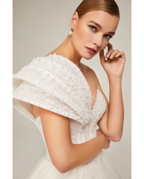 Embellished princess model wedding dress TB1445