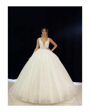 Lace princess wedding dress model TB1431