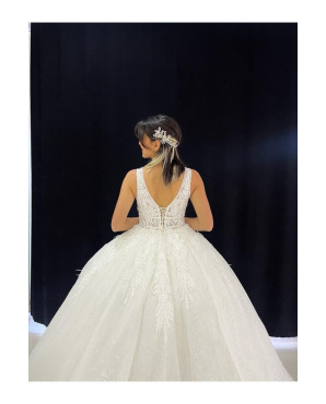 Lace princess wedding dress model TB1431