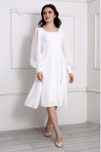 Round neck midi dress TB1494