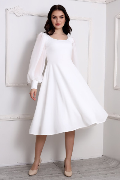 Round neck midi dress TB1494