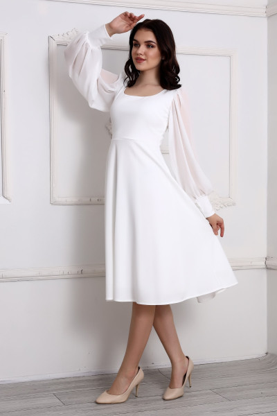 Round neck midi dress TB1494