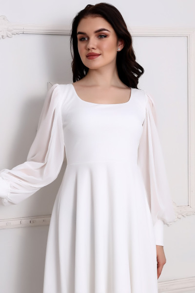 Round neck midi dress TB1494