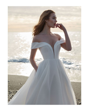 Satin wedding dress TB1438