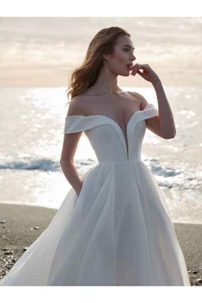 Satin wedding dress TB1438 Satin wedding dress TB1438