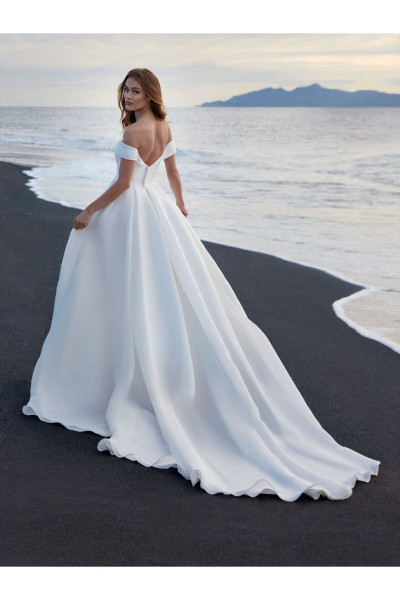 Satin wedding dress TB1438