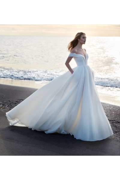 Satin wedding dress TB1438