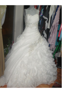 Guipure bodice wedding dress TB1391