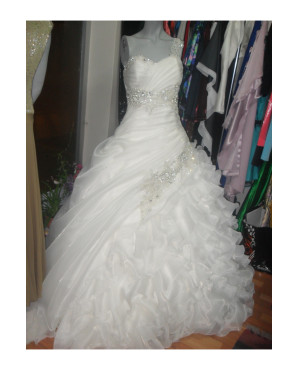 Guipure bodice wedding dress TB1391