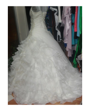 Guipure bodice wedding dress TB1391