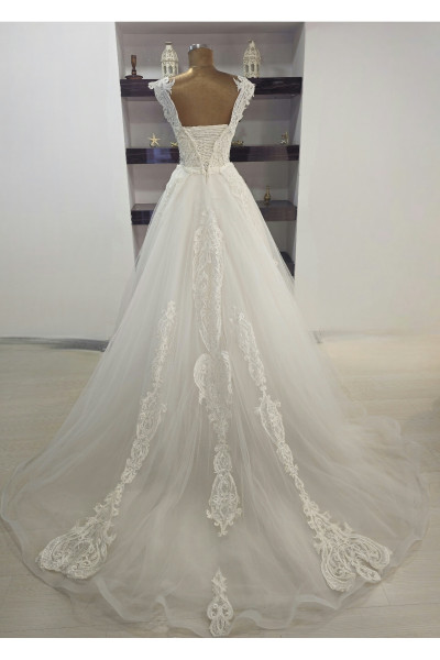 Wedding dress with bow tie TB1404