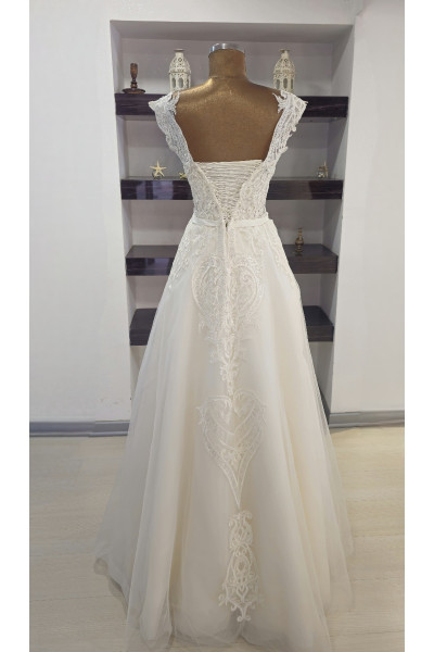 Wedding dress with bow tie TB1404